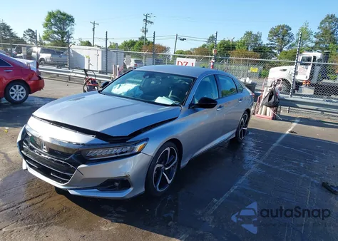 2021 Honda Accord Sport Special Edition из США, поврежденный, VIN 1HGCV1F48MA049169